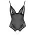 Cottelli - body ouvert en dentelle et perles (noir) - XL