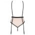 Obsessive Lilines - jarretelbody (roze) - L/XL