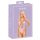 Kissable - body met rozenborduursel (roze) - L/XL