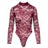 Cottelli - transparante kanten body (rood)