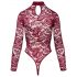 Cottelli - transparante kanten body (rood)