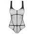 Obsessive B336 - doorzichtige open mesh body (zwart) - S-L