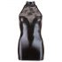 Cottelli - Robe Mini Col Licou en Dentelle et Brillante (Noir)