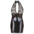 Cottelli - Robe Mini Col Licou en Dentelle et Brillante (Noir) - M