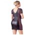 Cottelli Plus Size - jurk met strik en kant (zwart)