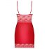 Obsessive Lovica - kanten nachtkleding met string (rood)