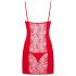 Obsessive Heartina - nachtjapon met string (rood)