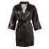 Cottelli - Kimono court en satin et dentelle (noir) - L/XL