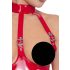 Black Level - open body met halsband (rood)