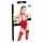 Black Level - open body met halsband (rood) - XXL