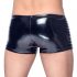 Black Level - geribbelde rits heren short (zwart)