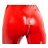 Combinaison en latex à manches longues pour femme (rouge)