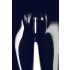 LATEX - rits-leggings (zwart) - S