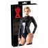 LATEX - lange mouw dames body (zwart)