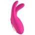 Mrow - oplaadbare, 3-takkige clitorisstimulator vibrator (roze)