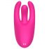 Mrow - oplaadbare, 3-takkige clitorisstimulator vibrator (roze)