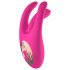 Mrow - oplaadbare, 3-takkige clitorisstimulator vibrator (roze)