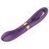 Lachen Me Dual - oplaadbare 2in1 tong vibrator (paars)