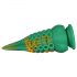 OgazR Octopuss - zuignap-octopusarm dildo - 21 cm (groen-geel)