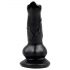 Animalorny - hondenpenis dildo - 12 cm (zwart)