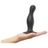 Strap-on-me Curvy M - golvende dildo met zuignap (zwart)