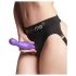 Strap-on-me Curvy S - golvende, basis dildo (paars)