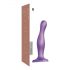 Strap-on-me Curvy M - golvend, voet dildo (paars)