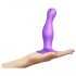 Strap-on-me Curvy M - golvend, voet dildo (paars)