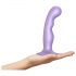 Strap-on-me P&G M - gebogen, met voet dildo (paars)