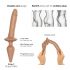 Strap-on-me Swith Realistic XXL - 2in1 siliconen dildo (natuurlijk)