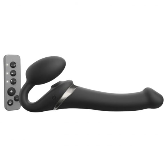 Strap-on-me M - Vibromasseur à air pulsé - taille moyenne (noir)