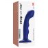 Strap-on-me M - waterdichte, pulserende G-spot vibrator (blauw)