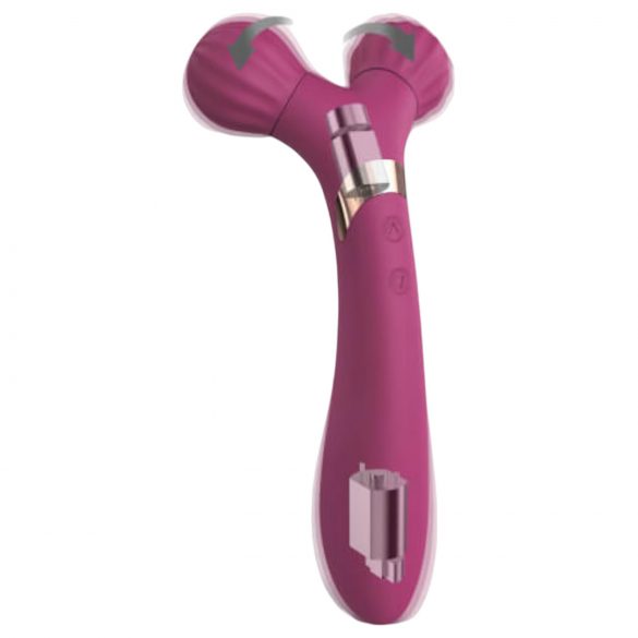 Love to Love Fireball - oplaadbare 2-in-1 massager vibrator (rood)