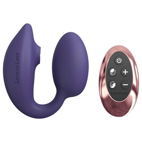 Love to Love Wonderlover - G-spot vibrator met clitorisstimulatie (paars)