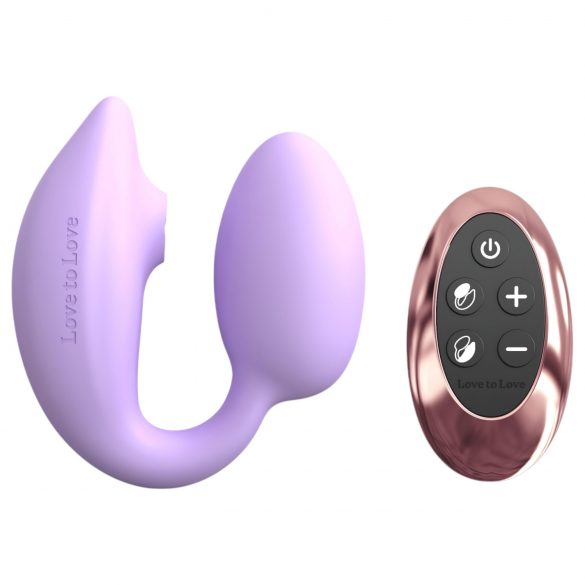 Love to Love Wonderlover - G-punt vibrator met clitorisstimulator (mauve)