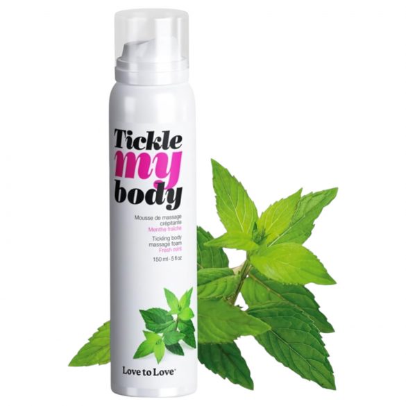 Tickle my body - massage foam - munt (150ml)