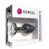 Dorcel Geisha Plug Diamond M - Plug anal noir avec pierre blanche