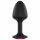 Dorcel Geisha Plug Ruby XL - anale plug met roze steen (zwart)