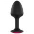 Dorcel Geisha Plug Ruby XL - anale plug met roze steen (zwart)