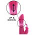 Dorcel Furious Rabbit - vibrator met clitorisstimulator (roze)