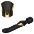 Dorcel Dual Orgasms Gold - oplaadbare, 2in1 massage vibrator (zwart)