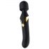 Dorcel Dual Orgasms Gold - oplaadbare, 2in1 massage vibrator (zwart)