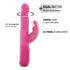 Dorcel Baby Rabbit 2.0 - Vibromasseur Rechargeable avec Stimulateur Clitoridien (Rose)