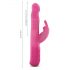 Dorcel Baby Rabbit 2.0 - Vibromasseur Rechargeable avec Stimulateur Clitoridien (Rose)