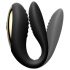 Dorcel Perfect Lover - oplaadbare draadloze partner vibrator (zwart)