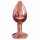 Dorcel Diamond Plug S - aluminium anale plug - klein (roze goud)