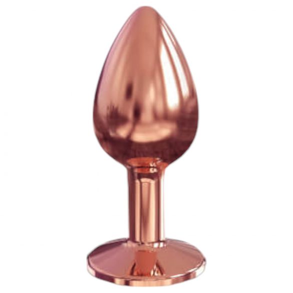 Dorcel Diamond Plug S - aluminium anale plug - klein (roze goud)