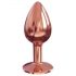 Dorcel Diamond Plug S - aluminium anale plug - klein (roze goud)