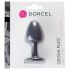 Dorcel Geisha Plug M - anale plug met balletjes (zwart)