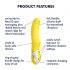 Satisfyer Yummy Sunshine - Vibromasseur waterproof pour point G (jaune)